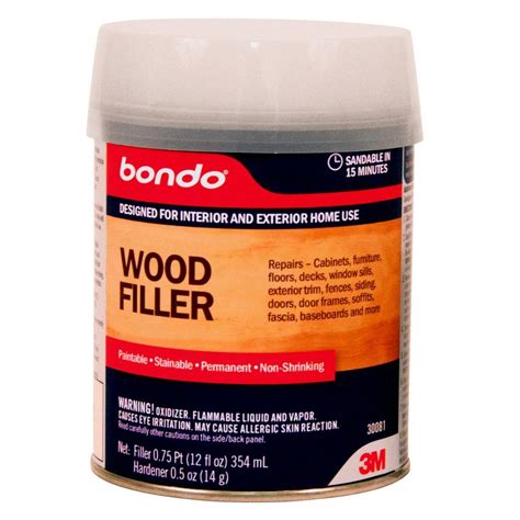 wood filler home depot